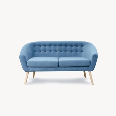 Florida Neo Sofa Cum Bed in Sky Blue Colour