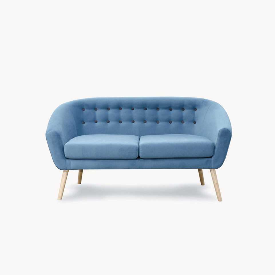 Florida Neo Sofa Cum Bed in Sky Blue Colour